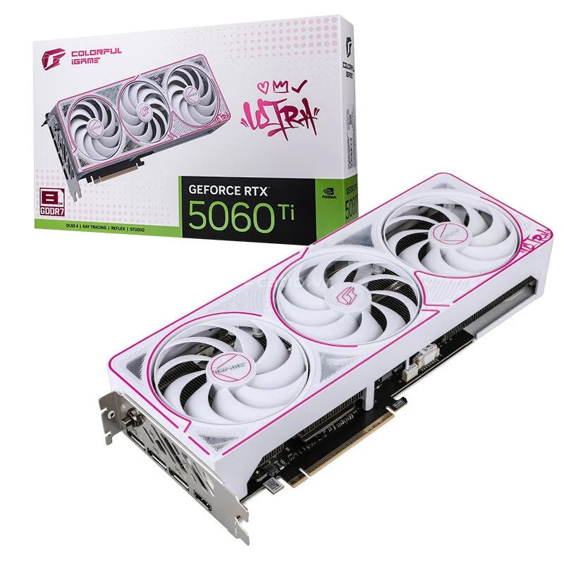 Card màn hình NVIDIA GeForce RTX 5060 Ti Colorful iGame Ultra W OC | 8GB GDDR7, 4608 CUDA, 600W – ảnh 1