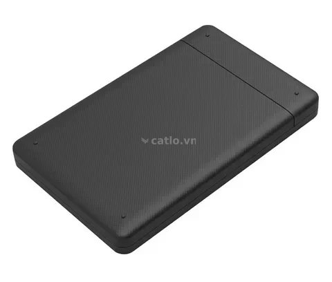 Hộp đựng Hdd, Ssd 2.5 ( chuẩn 3.0) nhựa màu đen – ảnh 1