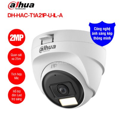 Camera HDCVI 2MP DAHUA DH-HAC-T1A21P-U-IL-A | 260.000 VND – ảnh 1