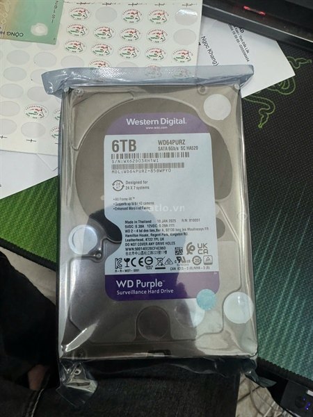 ổ cứng HDD 6TB WD purple – ảnh 1