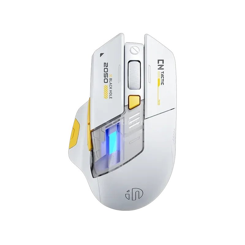 Chuột INPHIC A9 Explorer V2 Trắng – ảnh 1