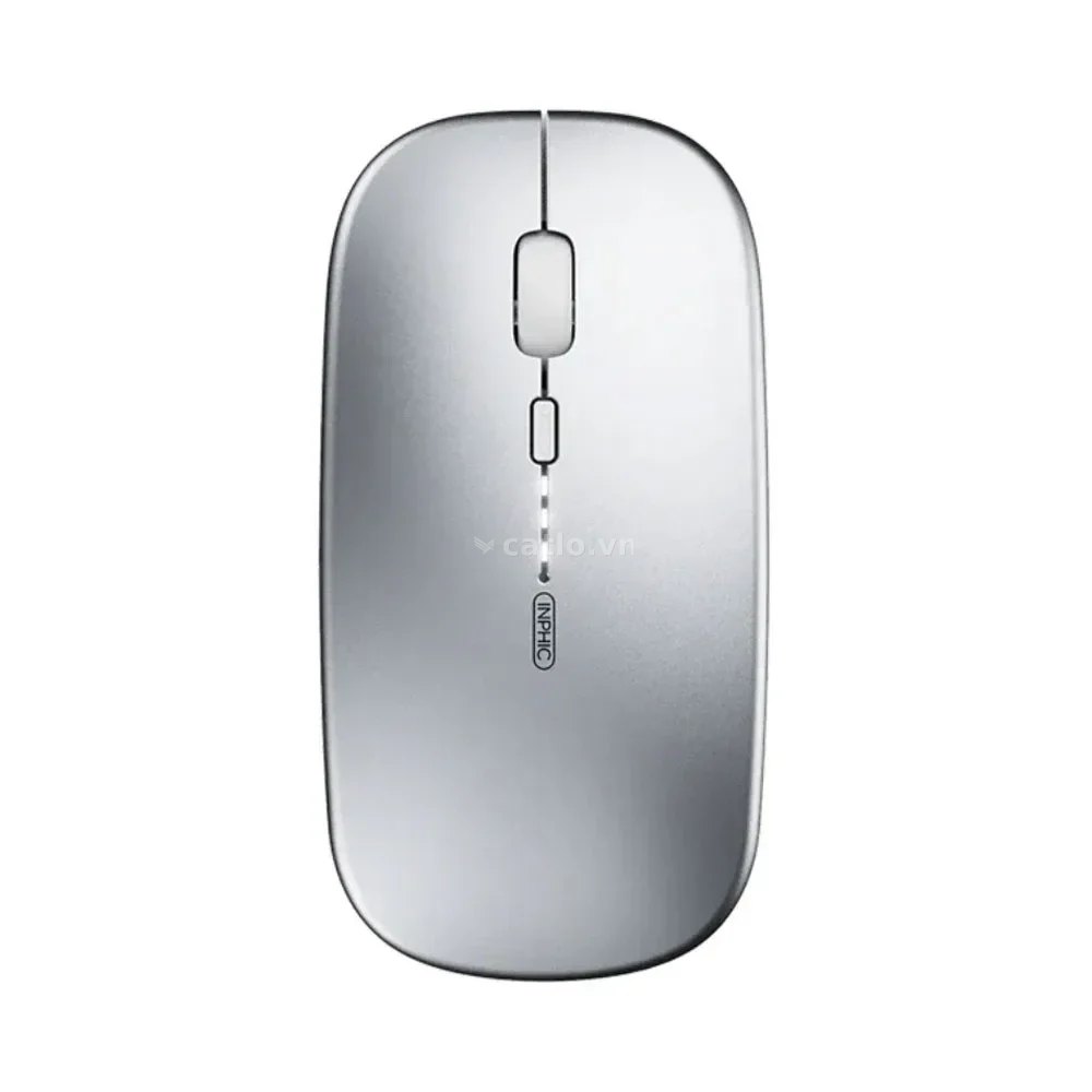 Chuột INPHIC M1 Plus Bạc – ảnh 1