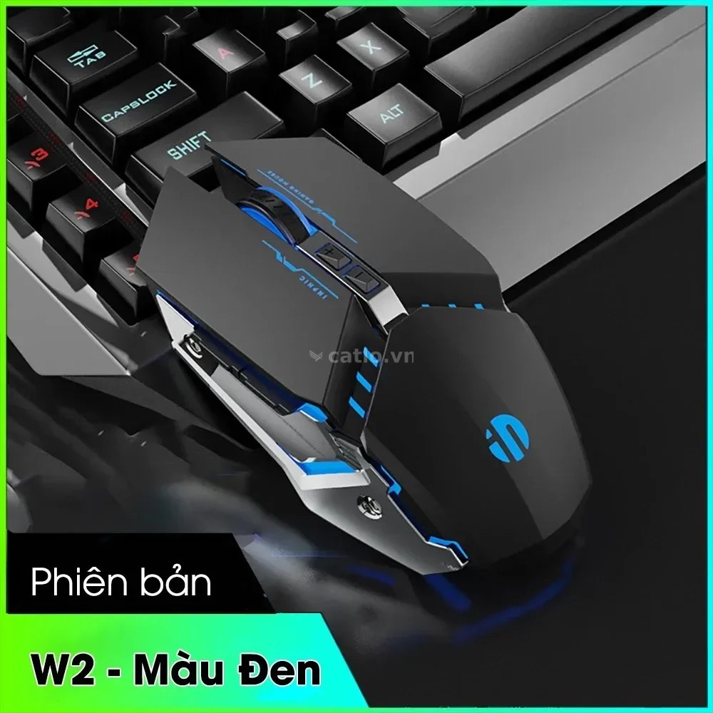 Chuột INPHIC W2 II Đen – ảnh 1