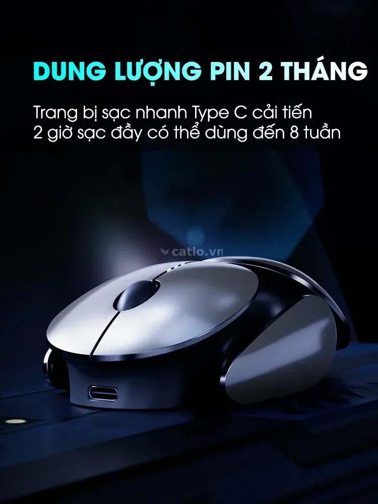 Chuột INPHIC X2 Ⅱ Xám – ảnh 1