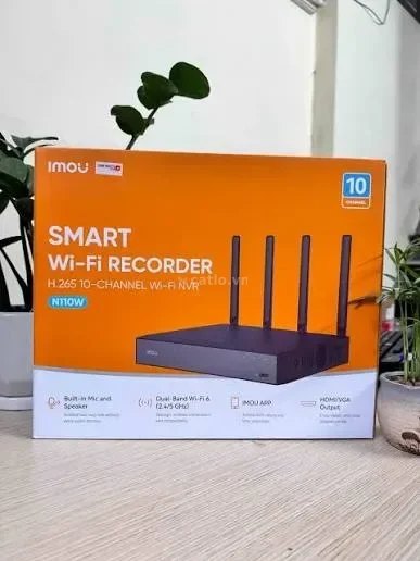 Đầu ghi hình wifi 10 kênh NVR-N110W-8A0E IMOU – ảnh 1