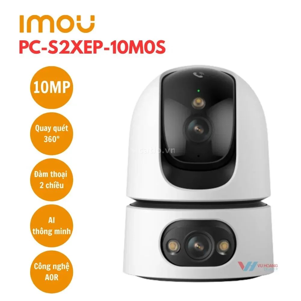 Camera wifi 2 ống kính quay quét 10MP IMOU IPC-S2XEP-10M0S – ảnh 1