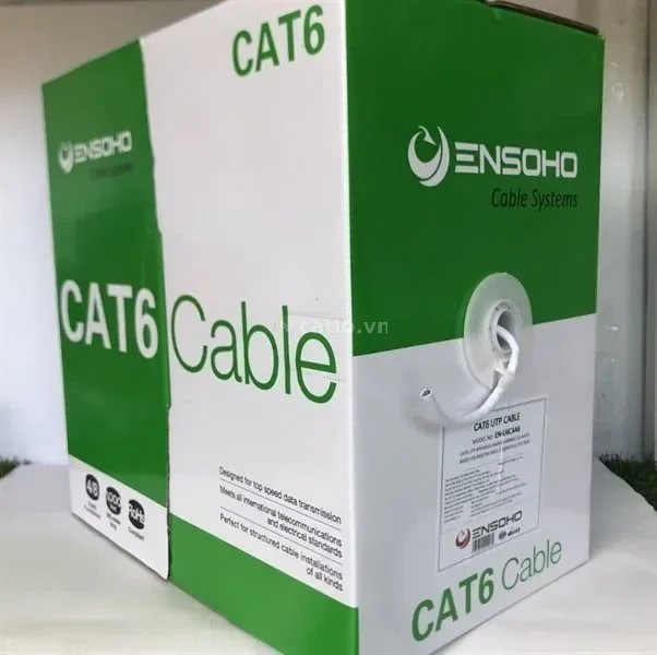 CÁP MẠNG ENSOHO OUTDOOR CƯỜNG LỰC CAT6 UTP EN-U6CA24M1E – ảnh 1