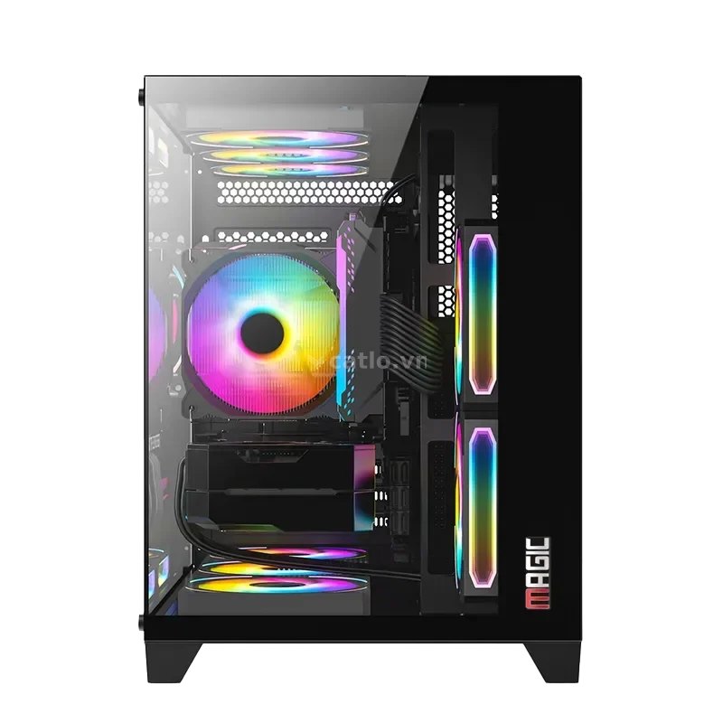 CASE MAGIC AQUA-M ULTRA black (M-ATX) – ảnh 1