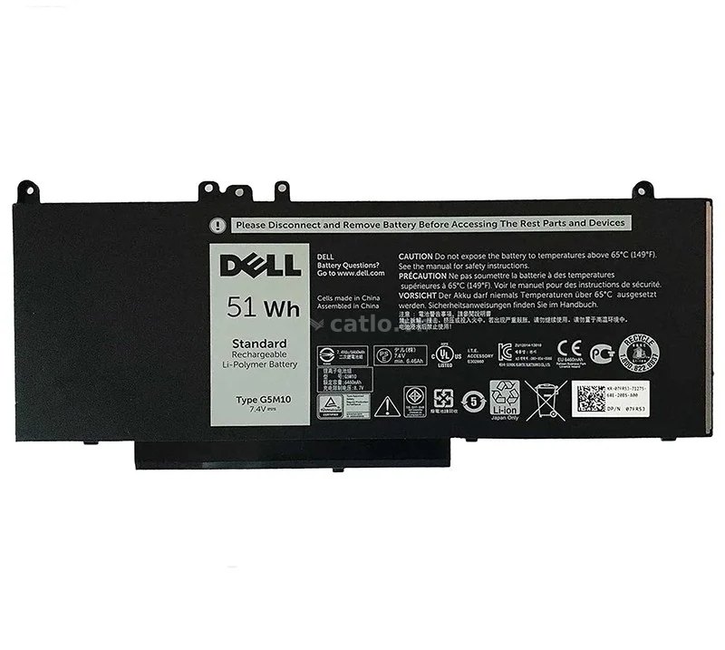 Pin Battery Dell Latitude E5450 E5470 51Wh (G5M10) – ảnh 1