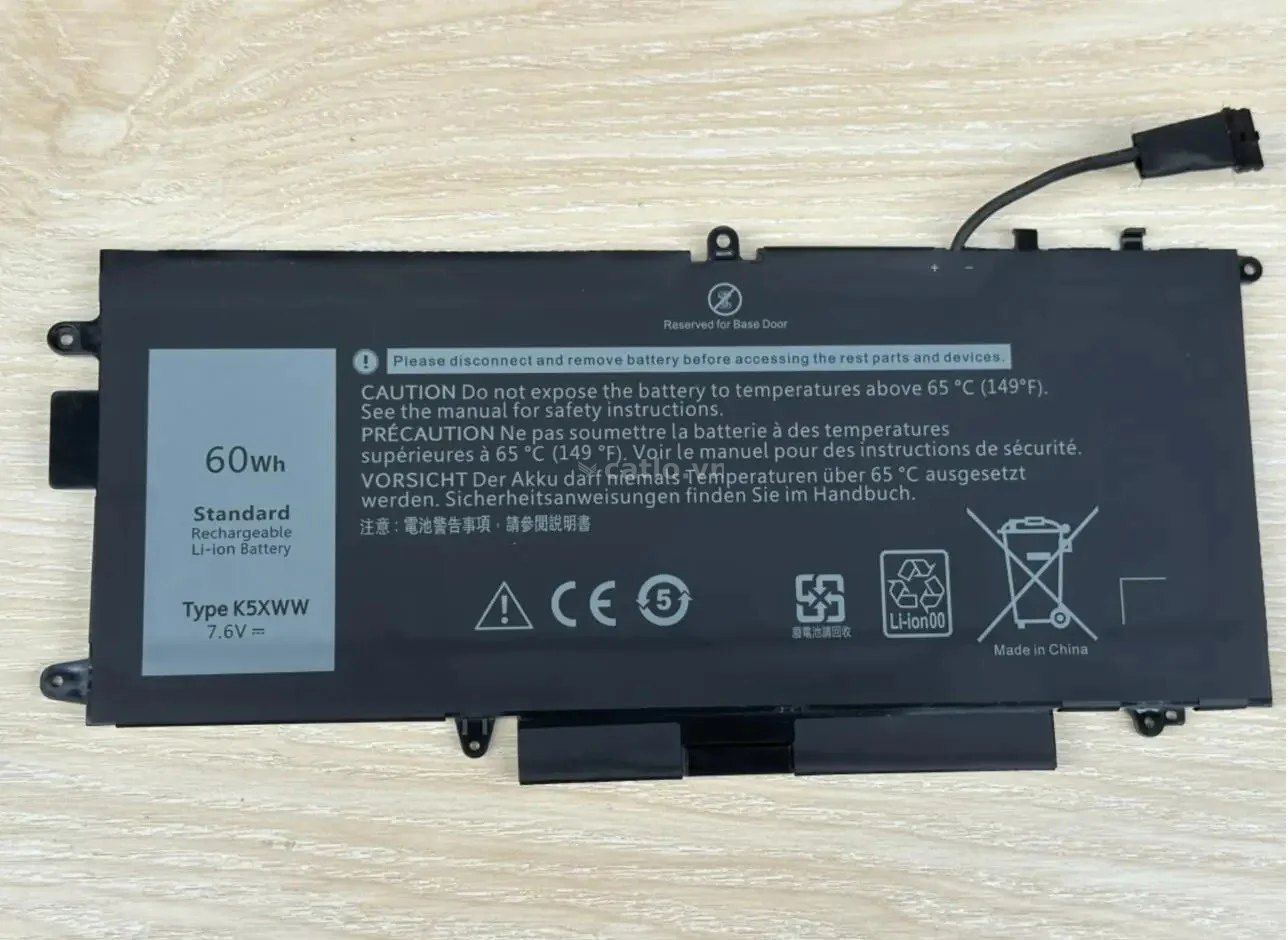 Pin Laptop Dell Latitude 7390 (2in1) 5289 7389 60Wh K5XWW Zin – ảnh 1