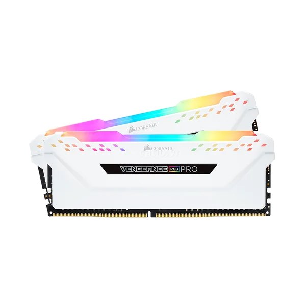 Ram PC Corsair Vengeance RGB Pro 16GB 3200Mhz DDR4 (2x8GB) CMW16GX4M2E3200C16W – ảnh 1