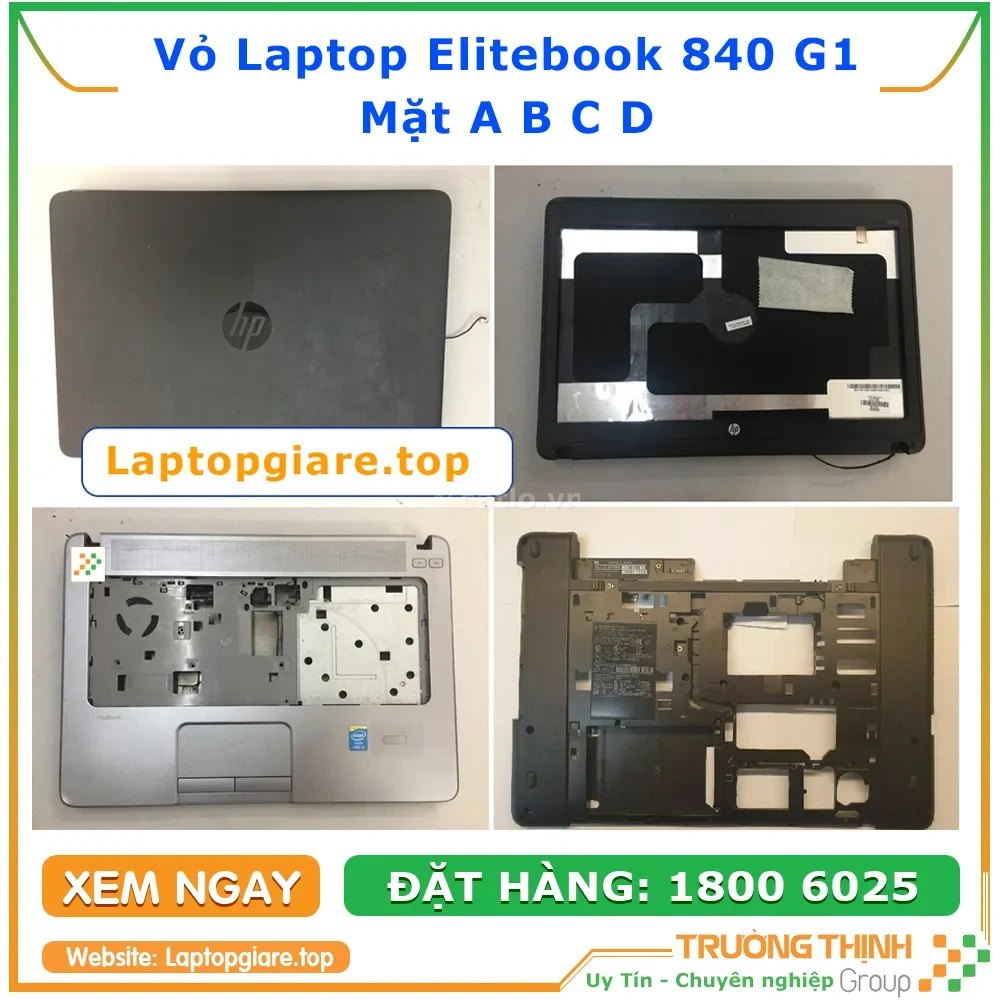 Vỏ Laptop Mặt A, B, C, D Hp Elitebook Giá Rẻ – ảnh 1