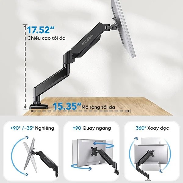 Giá Đỡ Màn Hình Gaming E DRA - EMA7302 ( 22-34inch) – ảnh 1