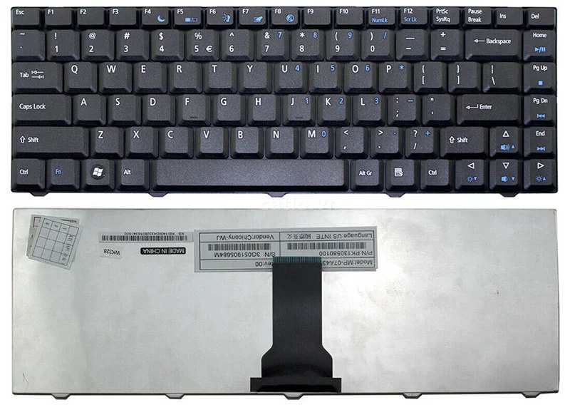 Bàn phím laptop Acer eMachines D520 D720 E520 E720 – ảnh 1