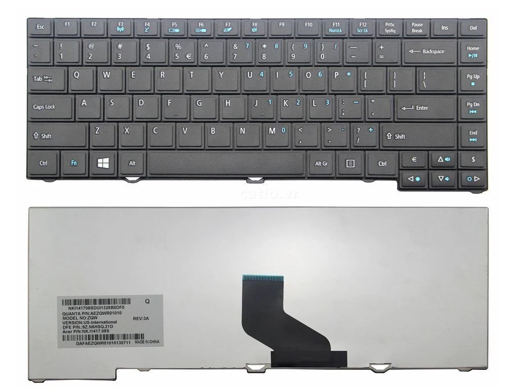 Bàn phím laptop Acer Travelmate 4750, 6495, 8473, P243 – ảnh 1