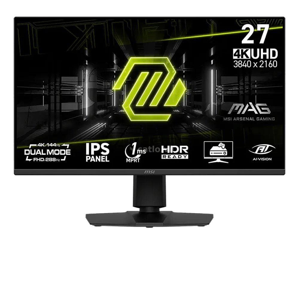 Màn hình Gaming MSI Dual 4K MAG 275UPD E14 | 27 inch, UHD 4K 144Hz / FHD 288Hz, IPS, 1ms MPRT… – ảnh 1