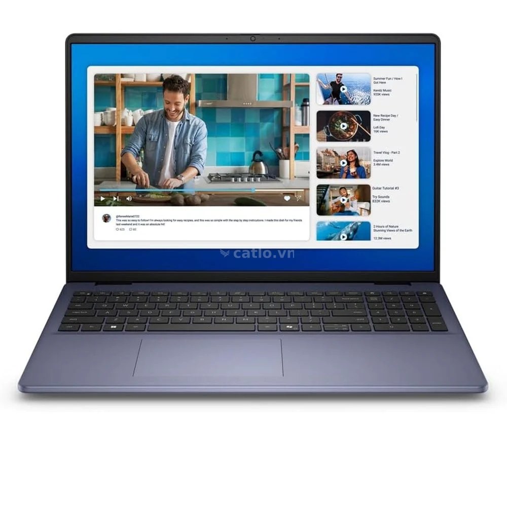Laptop Dell 16 DC16251 (P131F001) | Core 7 150U, 16GB DDR5, SSD 1TB NVMe, 16" FHD+ Touch, W11, Ice… – ảnh 1