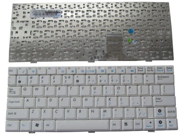 Bàn phím laptop Asus Eee PC S101, 904, 905, 1000, 1000H, 1000HA màu trắng – ảnh 1