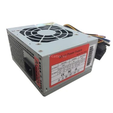 Nguồn máy tính Micro Mini J102 Slim 450W | Micro ATX, Fan 80mm, 20+4 Pin, CPU 4 Pin – ảnh 1