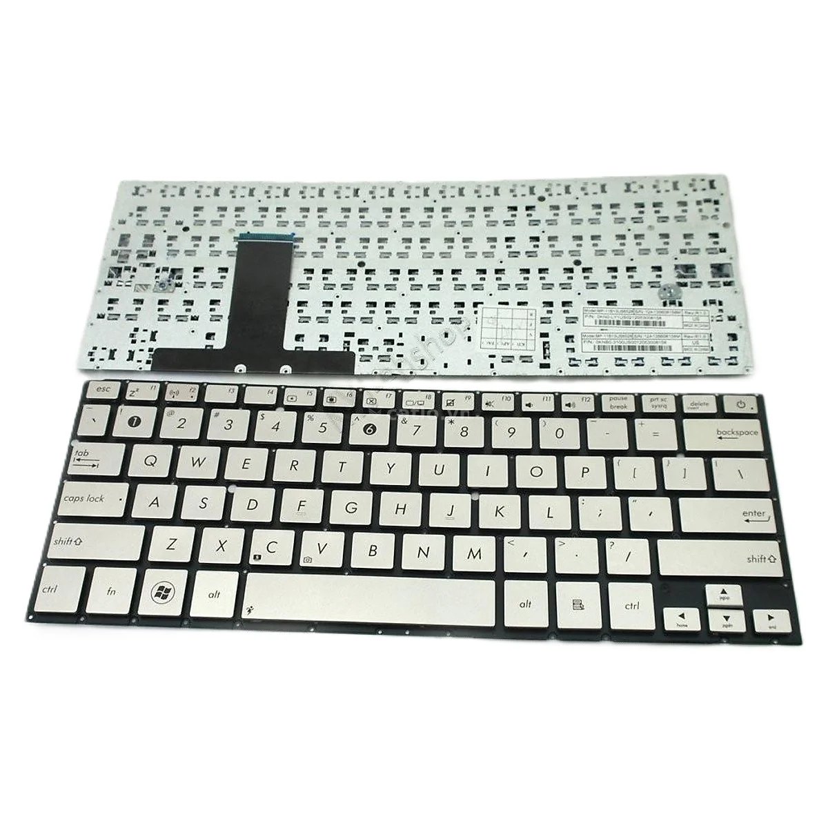Bàn phím laptop Asus ZenBook UX31, UX31A, UX31E, UX31L, UX32, UX32A, UX32V (Bạc) – ảnh 1