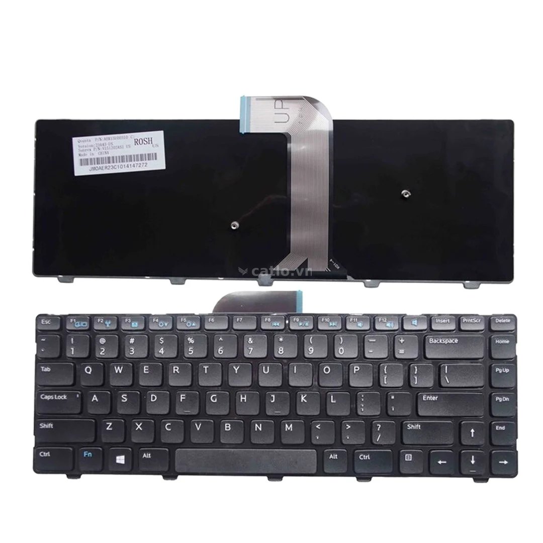 Bàn phím laptop Dell Inspiron 14 3421, 14R, 5421, 3437, 5437, Vostro 1528, 2421, 2518, 2308, 2418… – ảnh 1