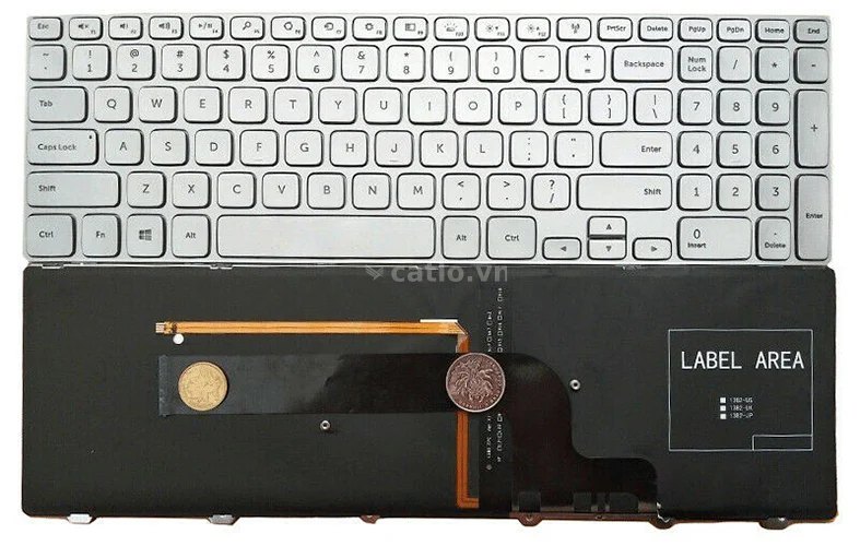 Bàn phím laptop Dell Inspiron 15 7000, 7535, 7537 (US) (LED, BH 6TH) – ảnh 1