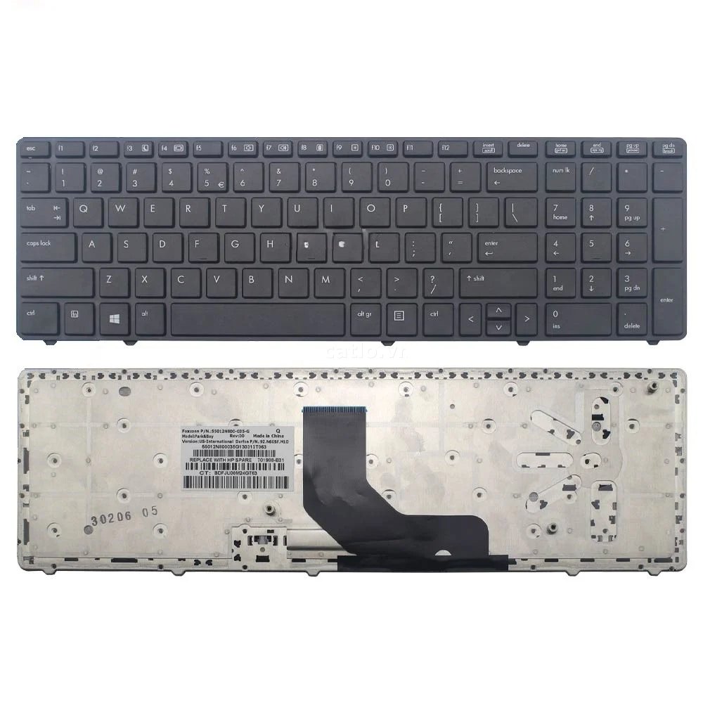 Bàn phím laptop HP ProBook 6560b 6565b 6570b 6575b, EliteBook 8560p 8570p – ảnh 1