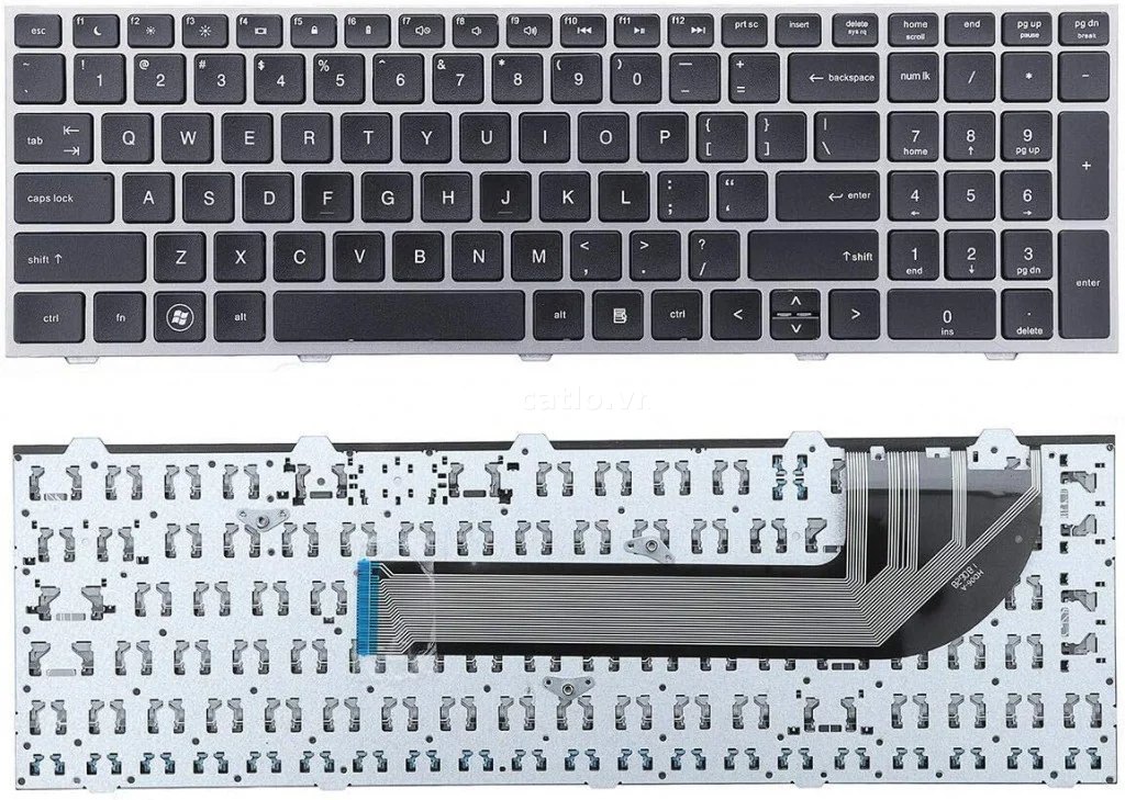 Bàn phím laptop HP ProBook 4540s, 4540, 4545s, 4545, 4740s (Có khung) – ảnh 1