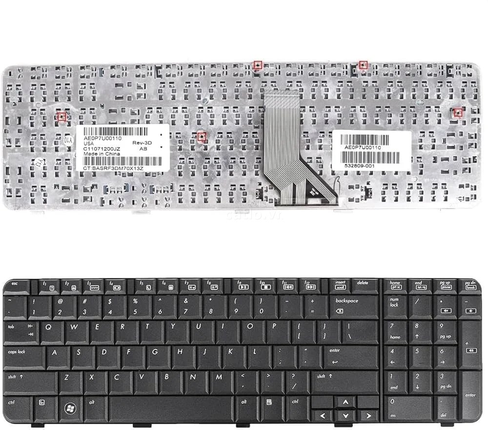 Bàn phím laptop HP Compaq Presario G71, CQ71 – ảnh 1