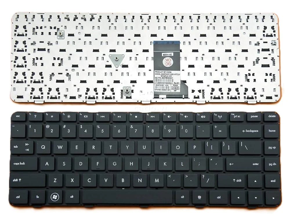 Bàn phím laptop HP Pavilion DM4-1000, DM4T-2000, DV5-2000 (Đen) – ảnh 1