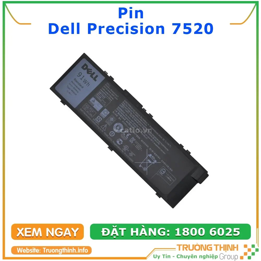 Pin Laptop Dell Precision 7520 – ảnh 1