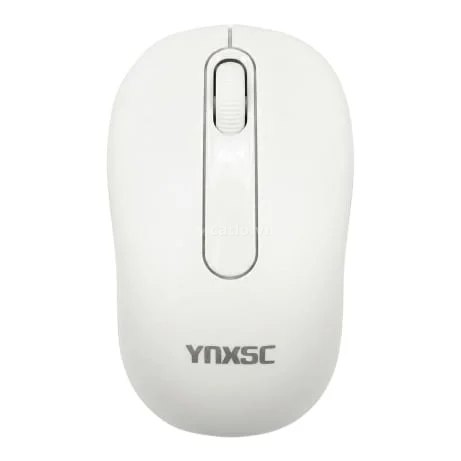 Chuột Gaming Ynxsc W108G White | Không dây 2.4G, 1600 DPI, Ergonomic, Trắng – ảnh 1