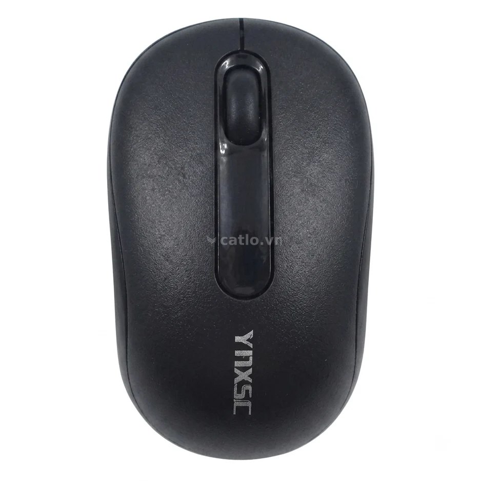 Chuột Gaming Ynxsc W108G Black | Không dây 2.4GHz, 1600 DPI, Ergonomic, Đen – ảnh 1