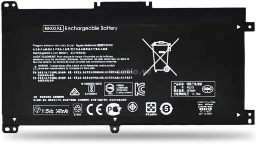 Pin laptop Hp Pavilion X360 14-ba000, BK03XL (ZIN) – 3 CELL – ảnh 1