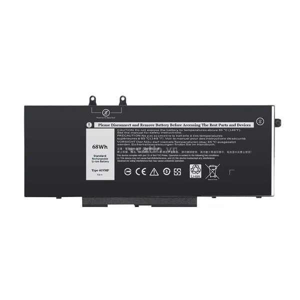 Pin Dell Latitude 5400 5410 5500 7400 Precision 3540 68Wh (4GVMP) Thế hệ 8 trở lên – ảnh 1