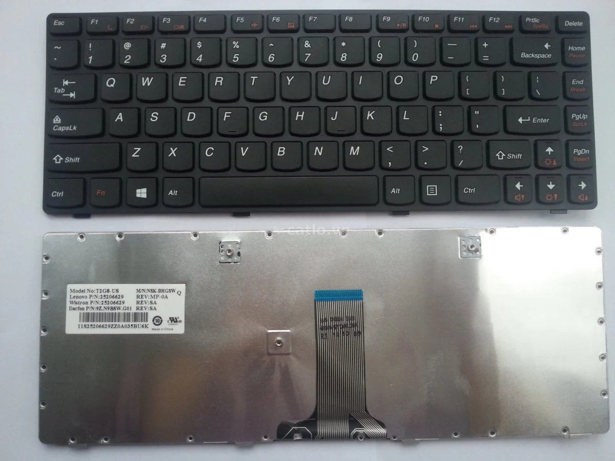 Bàn phím laptop Lenovo IdeaPad G400S, G400A, G405S, S410P, Z410 – ảnh 1