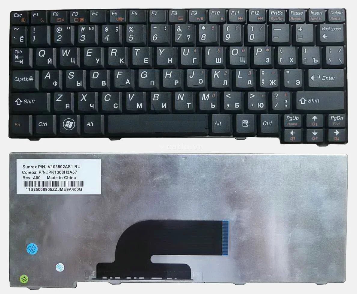 Bàn phím laptop Lenovo S10-2, S100C, S10-2C, S10-3C (Đen) – ảnh 1
