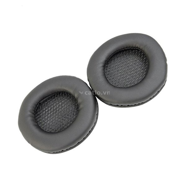 Ốp Tai Nghe Cao Su Hình Tròn 9.5cm (Đen) – ảnh 1