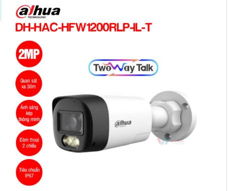 Camera HDCVI 2MP Dahua DH-HAC-HFW1200RLP-IL-T – ảnh 1