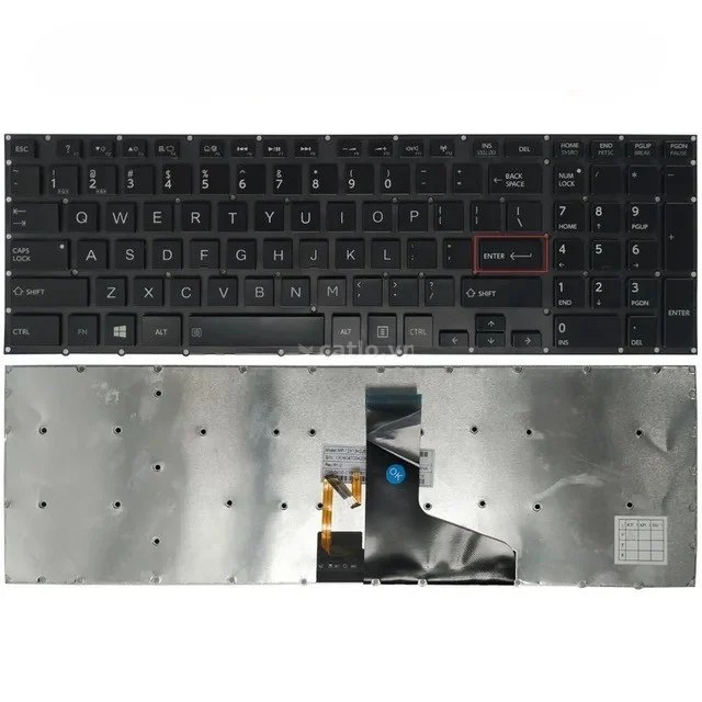 Bàn phím laptop Toshiba Satellite P50 P55 P55t P50-A P55-A P55t-A5202 (LED, BH 6TH) – ảnh 1