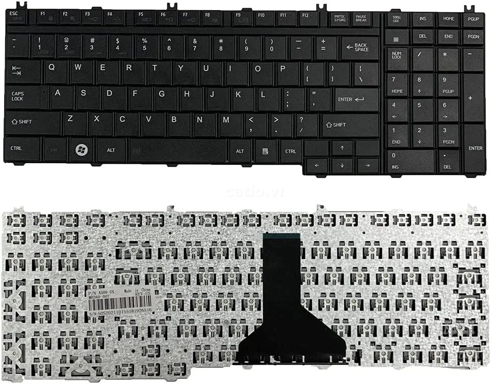 Bàn phím laptop Toshiba Satellite P200 P205 P300 P305 P500 P505 L350 L355 L500 L505 L515 L550 L555 – ảnh 1