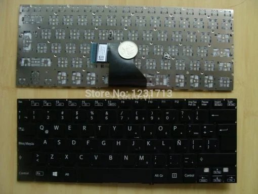 Bàn phím laptop Sony Vaio SVF14E, SVF142, SVF143 – SVF14A SVF142 ĐEN – ảnh 1