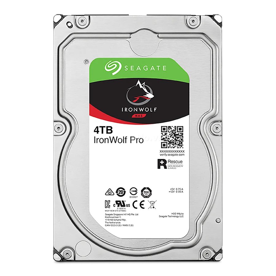 Ổ cứng HDD 4TB Seagate Ironwolf Pro NAS (ST4000NT001) | 7200RPM, 256MB Cache, CMR – ảnh 1