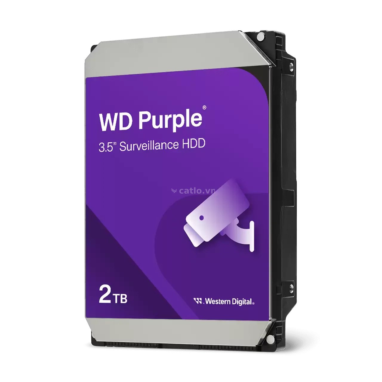Ổ cứng HDD Western Digital Purple 2TB WD23PURZ Chính Hãng | SATA III, 3.5", 256MB Cache, CMR – ảnh 1