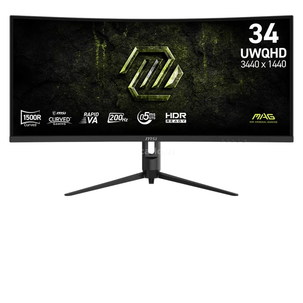 Màn hình Gaming 2K MSI MAG 342CQRF E20 | 34 inch, UWQHD, Rapid VA, 200Hz, 0.5ms, Cong 1500R – ảnh 1