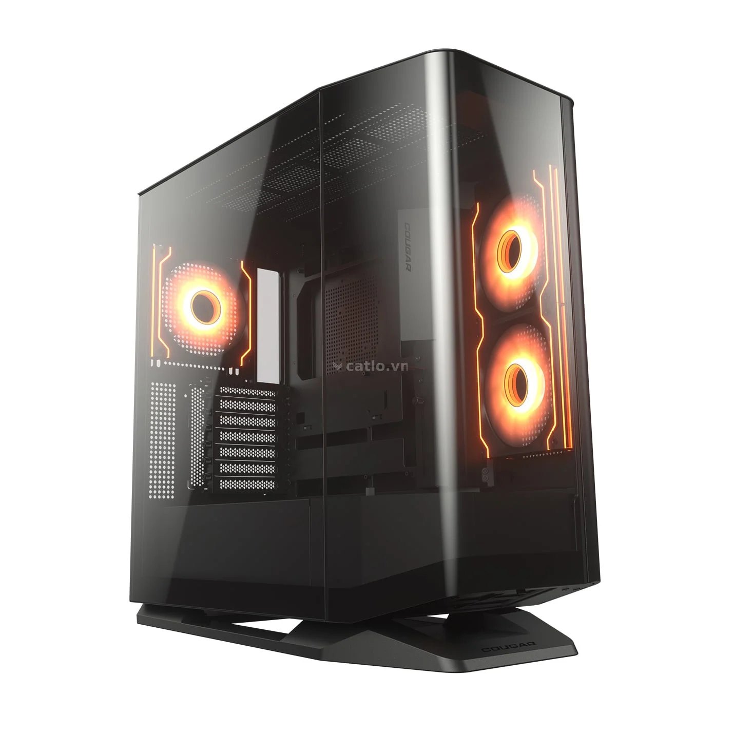Thùng máy Cougar FV 270 RGB 4F (Kèm Sẵn 4 Fan ARGB) | Mid Tower, Kính cường lực, Đen – ảnh 1