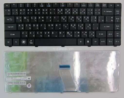 Bàn phím laptop Acer eMachines E520 E720 D525 D725, Aspire 4332 4732 – D525/D725 ĐEN – ảnh 1