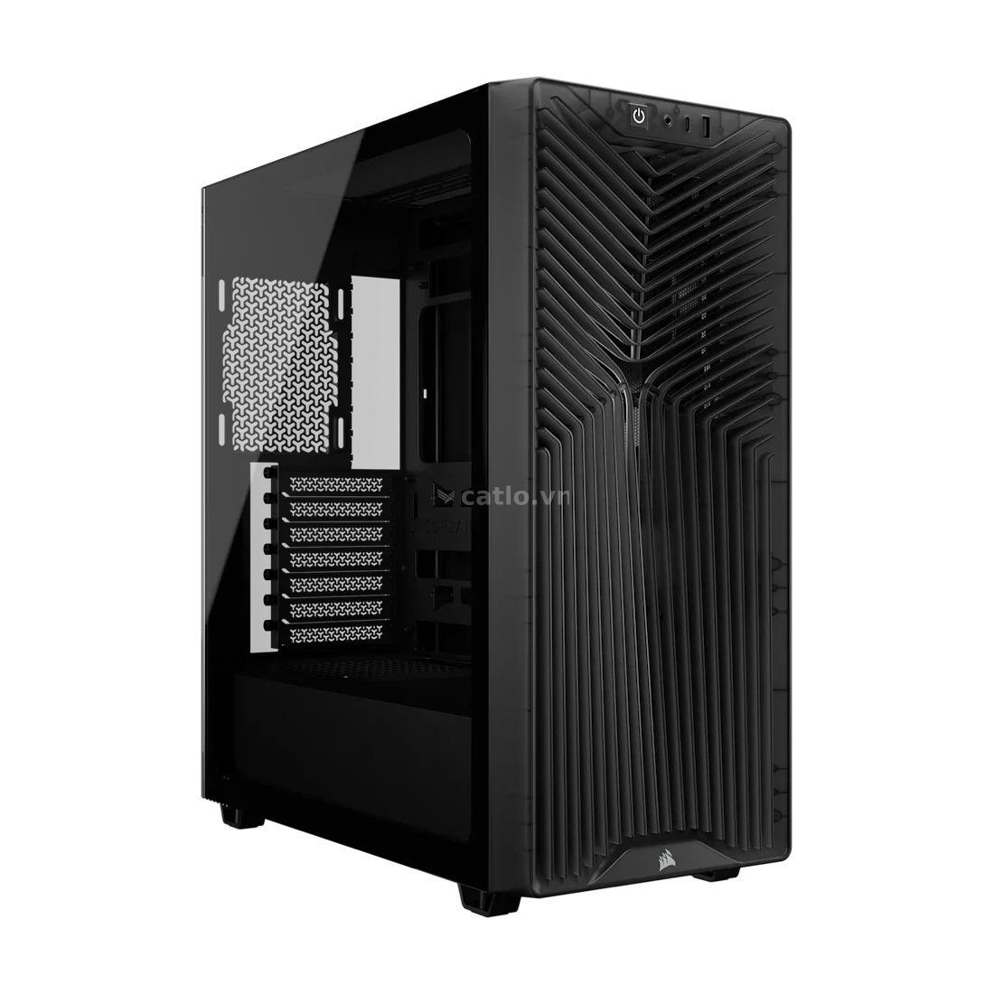 Thùng máy Corsair 3200D RS Mid-Tower (Sẵn 3 Fan Không Led) (CC-9011336-WW) | ATX, Kính cường lực… – ảnh 1