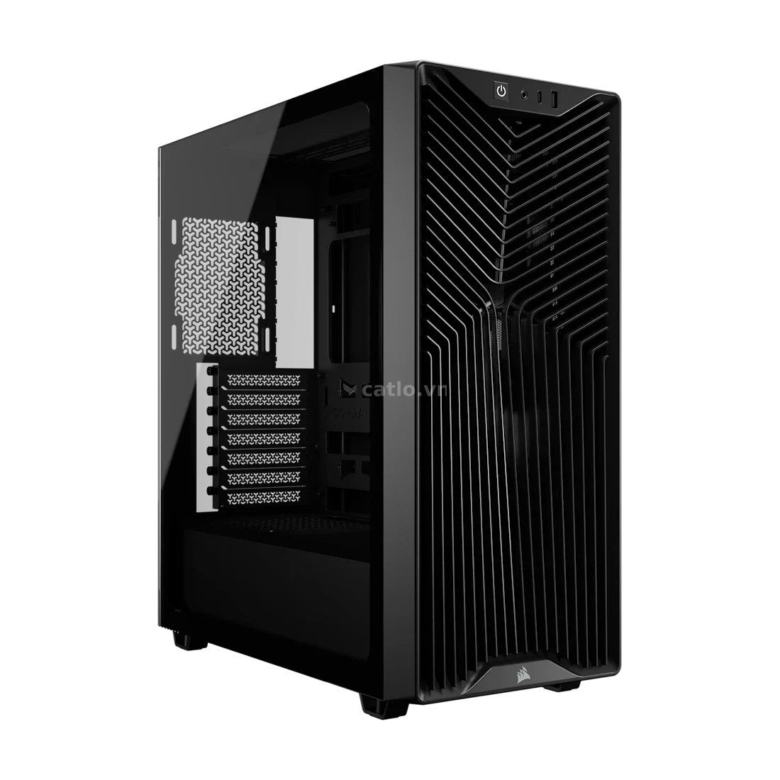 Thùng máy Corsair 3200D RS Mid-Tower (Sẵn 3 Fan Không LED) (CC-9011334-WW) | ATX, Kính cường lực… – ảnh 1