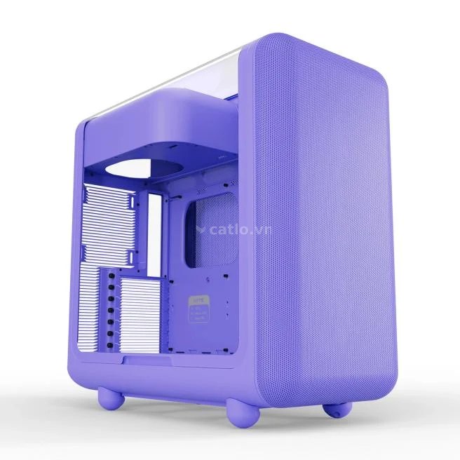 Thùng máy HYTE X50 Taro Milk (Chưa kèm Fan) | Mid-Tower, E-ATX, Kính cường lực, Tím – ảnh 1